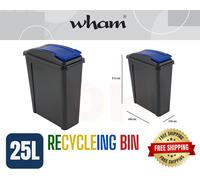 Meliconi Recycling Bin VFM 384286 - 25 L with Lid - Blue