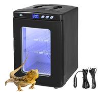 25L Reptile Egg Incubator with Precise Temperature Control 5-60°C, LED Lighting & Scientific Thermostat for Chameleon, Lizard, Turtle Eggs - Lab Heating/Cooling Incubation Box