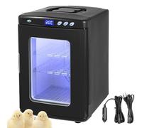 25L Reptile Egg Incubator with Temperature Control, LED Light, Cooling & Heating Thermostat Box for Chameleon, Lizard & Turtle Eggs, 5°C-60°C