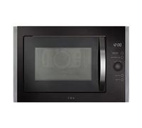 25L Stainless Steel & Black Built In 900W Microwave, Grill & Convection Oven