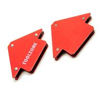 25lb Small Welding Magnet x 2 Right Angle Square Holder Soldering Durable TE134