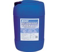 25Ltr De-Ionised Water Large Drum Distilled Water De Ionised Battery Top Up 25L 25 Litre