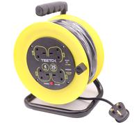 (25M) 15/25/50M Extension Cable Reel 4Way Power Strips
