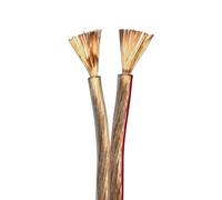 25M (82 Ft) + 8X Banana Plugs - Quality Speaker Cable 1.5mm 16 Awg Wire Reel Drum Amp Hifi Loud Cca Strands