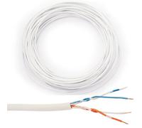 25M (82 Ft) - Bt Telephone Copper Cable Extension 2 Pair 4 Core Wire Telecom Line Reel