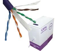 25M (82 Ft) - Low Smoke Cat6 Network Ethernet Cable Copper Lszh Lsoh Ls0H Reel Drum