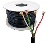 25m Outdoor Rated 4 Core Speaker Cable 1.5mm OXYGEN FREE COPPER (OFC)