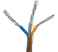 25m Outdoor Rated CAT5e Cable 12 Pair Multi-Core UTP Ethernet Network