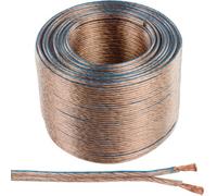 25M (82 Ft) - Quality Speaker Cable 4.0mm 11 Awg Wire Reel Drum Amp Hifi Loud Cca Strands