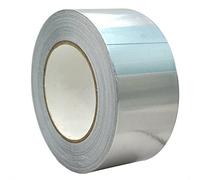 25m by 50mm Aluminum Foil Tape Adhesive Sealing Tape for HVAC Repair, Ducts, Insulation, Dryers and More, 1 Roll in Silver