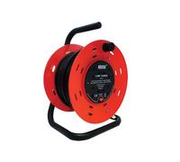 25M Extension 4 Socket 13A Thermal Cut Out Open Cable Reel