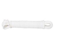 25M Extra Strong Steel Core Washing Line 3.5mm thickness Indoor/Outdoor use - Assorted Colours (White)