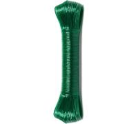 25M Heavy Duty Steel Core Clothes Line - Strong 3mm Weather Resistant Laundry Rope Wire - Tangle Free Multi Purpose Outdoor & Indoor Washing Line (Green)