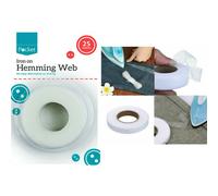 25m Hemming Web Large Roll - Iron-On Tape for Quick Sew-Free Bonding on Fabrics (Tailor & Craft)