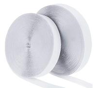 25M Hook Tape Self Adhesive Sticky Back Fastening Tape Heavy Duty for Magnetic Screen Door, Mosquito Screen & Curtain, Window Seal for Mobile Air Conditioner and Household