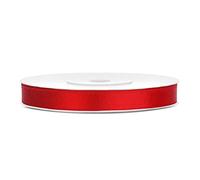 25m of Red Satin Ribbon/Gift Ribbon, 6mm Wide