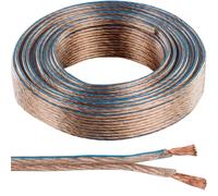 25M Quality Speaker Cable 2.5mm 14 AWG Wire Reel Drum Amp HiFi Loud CCA Strands