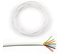 25m Reel 8 Core 4 Pair Alarm Cable - Tinned Copper Clad Aluminium Stranded CCTV Panel Contact PIR