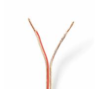 25m Twin Speaker Cable 2 x 1.50mm Loud Wire Transparent CCA Car Audio HiFi Sound