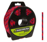 25M Utility Rope With Casing Waterproof Mould Resistant 4mm X 25M Red X 1