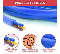 25M Waterproof Camping Caravan Motorhome Electric Mains Hook Up Cable