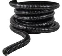 25m x 20mm IP67 Flexible PVC Coated Galvanised Steel Cable Protection Ducting Cover for Indoor Building Trunking Embedding 25 Metre
