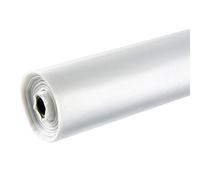 25m x 4m Clear Polythene TPS Temporary Protection Sheeting Stronger 60mu