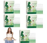 25ml Body Firming Serum Drops, Ultra Concentrated Skin Tightening Essence with Plant Extracts, Lightweight Non-Greasy Body Lotion for Women Men, Portable Travel Size Daily Skincare (5PCS)