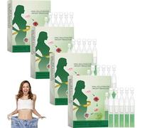 25ml Body Firming Serum Drops, Ultra Concentrated Skin Tightening Essence with Plant Extracts, Lightweight Non-Greasy Body Lotion for Women Men, Portable Travel Size Daily Skincare (4PCS)