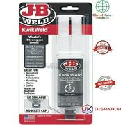 25ml JB Weld Kwik Weld Quick Setting Steel Reinforced Epoxy Glue Bond Syringe