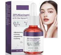 25ml Niacinamide 20% + Zinc 2% Anti Acne and Firming Essence,Anti Redness Serum,Niacinamide Spots Removal Serum,Mildly Moisturize&Lighten Facial Acne,Soften Skin Reduces Dullness Hydrates & Repairs