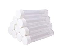 25ml Plastic Containers Test Tubes Vials Sample Container with Screw Cap (Pack of 12)