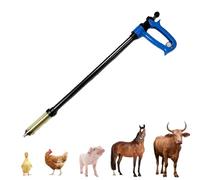 25ML Semi-Automatic Adjustable Injector Syringe, Adjustable Dosing Device Veterinary Medicine Dispenser Precision Syringe Pump Adjustable 0.5ml to 2.5ml (a-blue, 25ml)