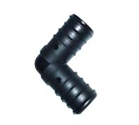 25mm 1" 90 Degree Plastic Elbow Barbed TUBING Connector Fish Pond Pipe Joiner HYDROPHONICS Hose Inline Repair - Made in UK - Dispatch by First Class Post