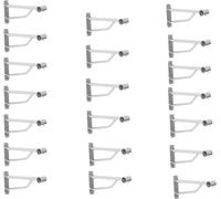 25mm / 1 inch Premier Heavy Duty Wall FIX Chrome Support ARM Bracket for 25MM Diameter Tube, Walk in Wardrobe Chrome TUBING Hanging Rail System for Shops, Home and Retail (1 x 25mm Tube Bracket) (1)