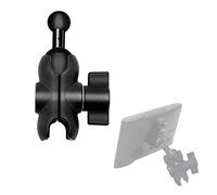 25mm / 1 inch to 17mm Ball Adapter for RAM Mounts B Size Double Socket Arm, Garmin 17mm Swivel Ball Mounting Pattern GPS Mount (Double Socket Arm: Long 2.4")