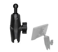 25mm / 1 inch to 17mm Ball Adapter for RAM Mounts B Size Double Socket Arm, Garmin 17mm Swivel Ball Mounting Pattern GPS Mount (Double Socket Arm: Long 3.75")
