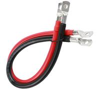 25mm² 170A Copper Battery Lead Power Strap Earth Bond Lead Cable M8 Positive/Negative