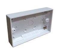 25mm 2 Gang 2 Gang Electrical Socket Surface Mount Back Box