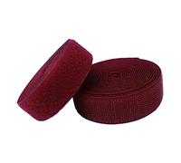 25mm,25 Yards Non self Adhesive Nylon Strips Fastener(Maroon,25MM x 10 Yards)