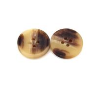 25mm 28mm Large Resin Imitation Horn Buttons for Jacket Sweater Men Dark Flat Back Decoration Sewing Accessories