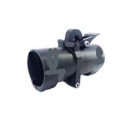 25mm 30mm 35mm 40mm Pipe Union Connection Horizontal Folding Arm Tube Joint Hinge Aluminum For Multicopter Drone(1pcs black D25mm)