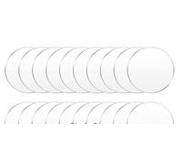 25mm 30mm 40mm 45mm 50mm 60mm Blank Clear Acrylic Disc Jewelry Art Acrylic Circle Round Shape 1.0mm Diameter (Color : 60mm 10pcs)