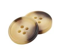 25mm 30mm Resin Imitation Horn Buttons Black Sewing Buttons, H480beige, 30mm 10pcs