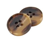 25mm 30mm Resin Imitation Horn Buttons Black Sewing Buttons, H488brown, 25mm 10pcs
