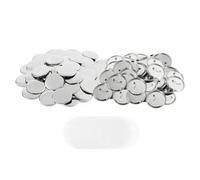 25mm/32mm/37mm/44mm/50mm/56mm/58mm/75mm Round For Button Maker 100PCS Pin Metal Button Badge Making Materials Multipurpose(100pcs-58mm)