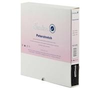 25mm 32mm Peterstretch Elastic Hemline Stiff Waistband AntiRoll 1 2 Metres 903D, Black, 32mm 4m