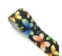 25mm 38mm 1 Meter/Lot Feather Butterfly Print Garment Waist Elastic Webbing DIY Apparel Band Bags Strap Sewing Accessories-Antique Zinc-25mm-1Meter