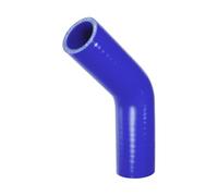 25mm-40mm ID 45 Degree Silicone Hose Coupler Coolant Intercooler Pipe,Universal Blue Red Black Automotive Elbow Connector 90mm Length For Air Water(32mm Blue)