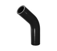 25mm-40mm ID 45 Degree Silicone Hose Coupler Coolant Intercooler Pipe,Universal Blue Red Black Automotive Elbow Connector 90mm Length for Air Water(30mm Black)